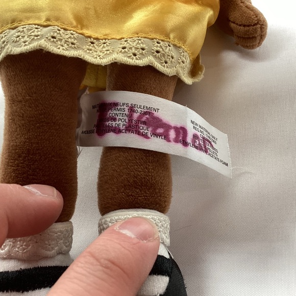 Disney Animator’s Collection Tiana Plush Doll The Princess The Frog Yellow Dress - Picture 6 of 8